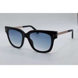 Tom Ford TF436 01C Black and Rose Gold Sunglasses